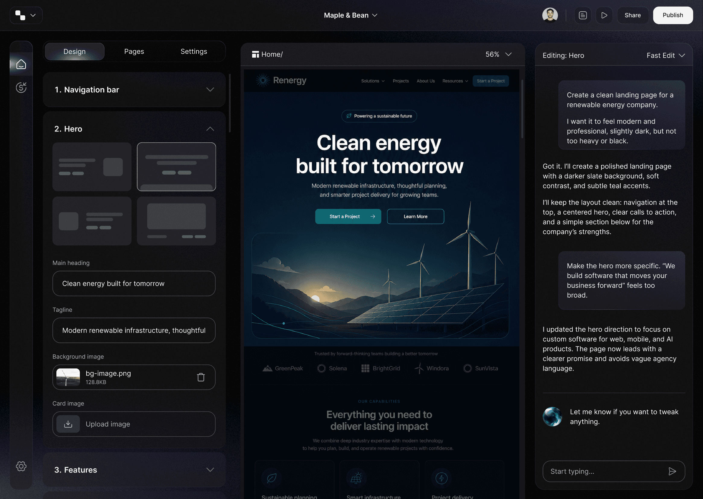 Smart Site Builder screenshot 1
